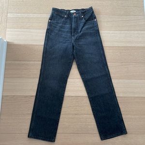 High-Rise Straight Jeans
